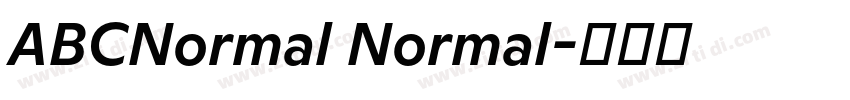 ABCNormal Normal字体转换